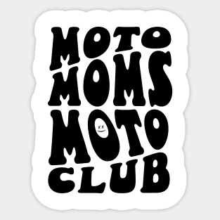 Moto Moms Moto Club Sticker